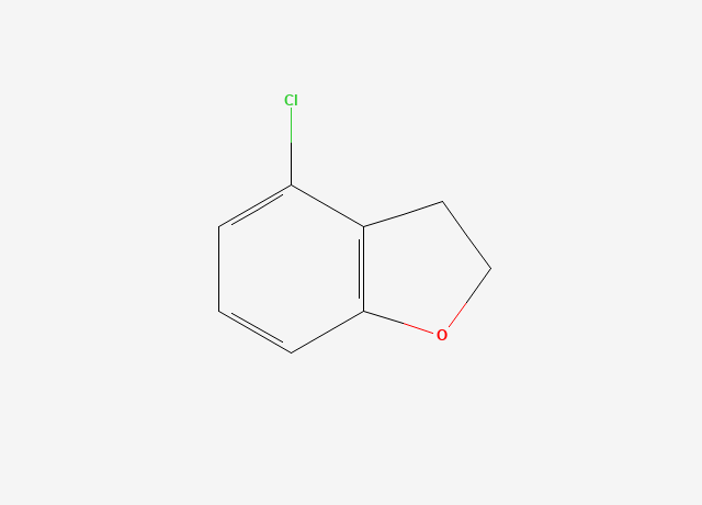 4-氯-2,3-二氢苯并呋喃 结构式