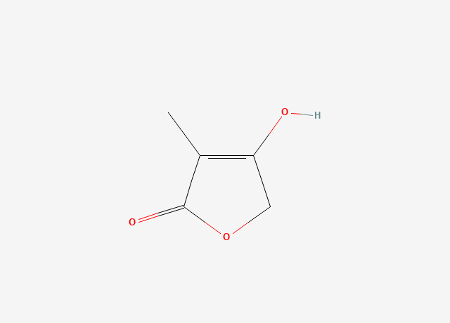 4-羟基-3-甲基-5H-呋喃-2-酮 结构式