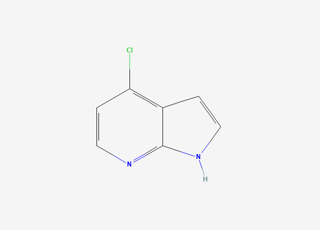 4-氯-7-氮杂吲哚 结构式
