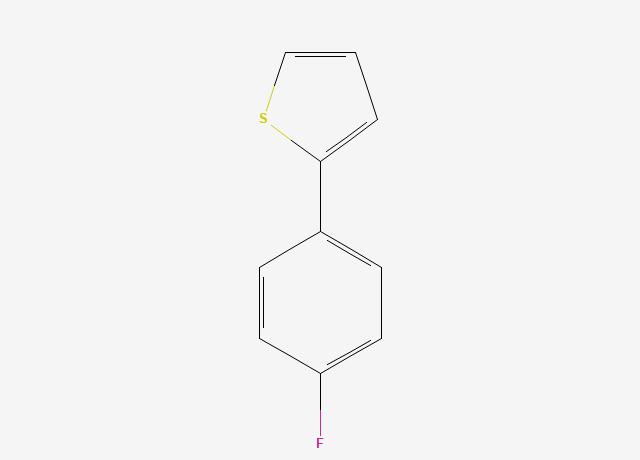 2-(4-氟苯基)噻吩 结构式