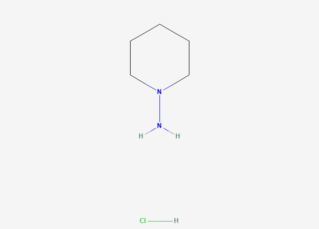 N-Aminopiperidine hydrochloride 结构式