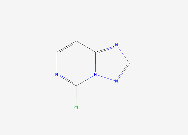 5-氯-[1,2,4]噻唑并[1,5-C]嘧啶 结构式