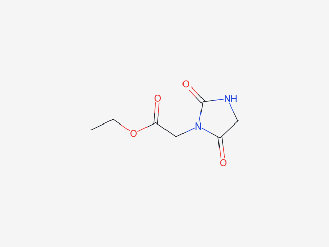 Ethyl 2,5-dioxo-1(1H)-imidazolidineacetate structure