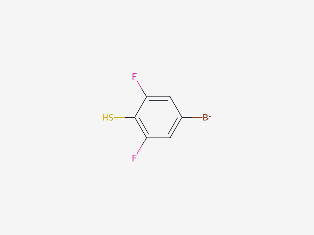 4-bromo-2,6-difluorobenzenethiol structure