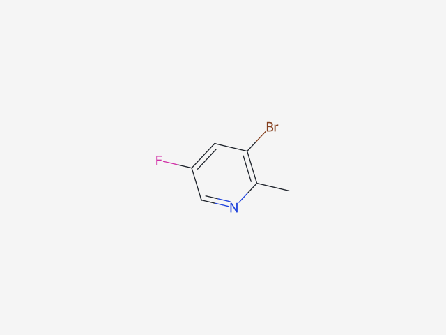 3-Bromo-5-fluoro-2-methyl-pyridine structure