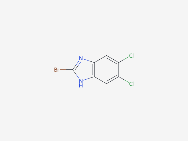 2-Bromo-5,6-dichloro-1H-benzimidazole structure