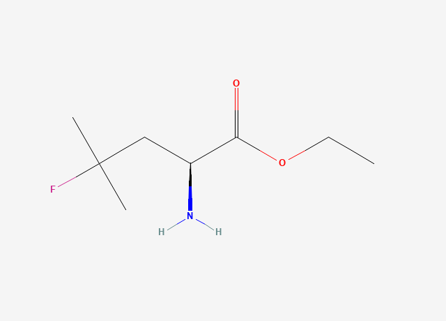 (S)-4-fluoroleucine ethyl ester structure
