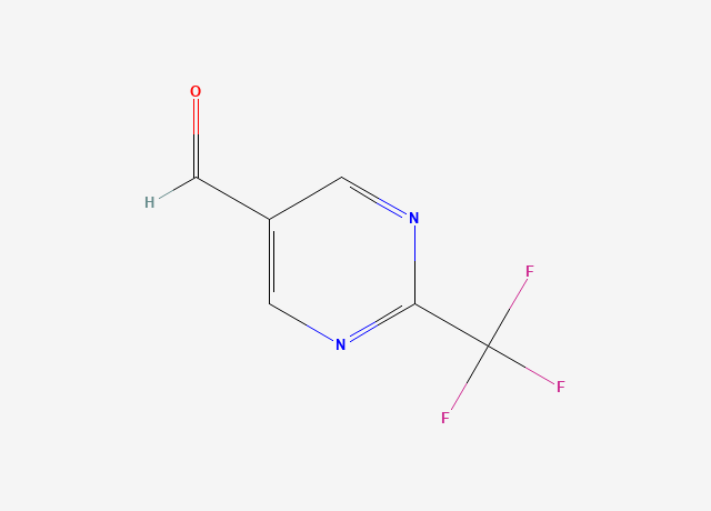 2-TRIFLUOROMETHYL-PYRIMIDINE-5-CARBALDEHYDE structure