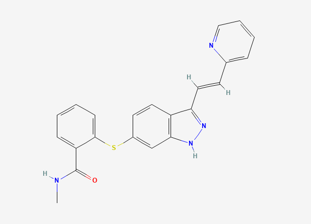 Axitinib structure