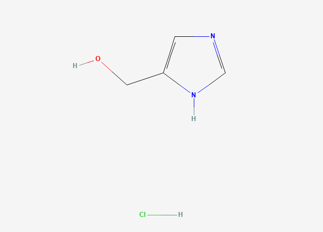 4-Imidazolemethanol hydrochloride structure