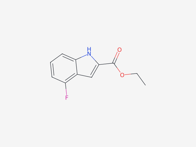 Ethyl-4-Fluoroindole-2-Carboxylate structure
