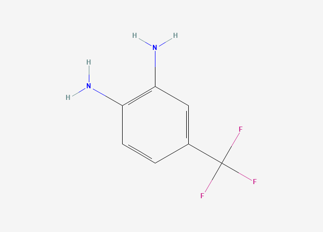 3,4-二胺基苄氧基三氟化物 结构式