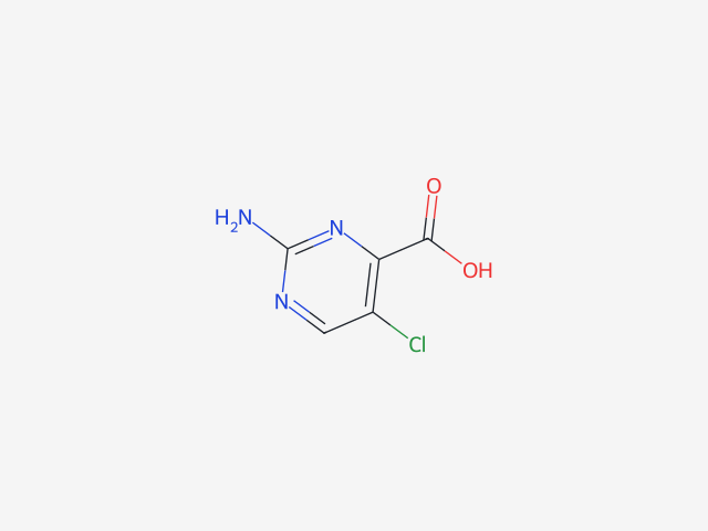2-Amino-5-chloropyrimidine-4-carboxylic acid structure