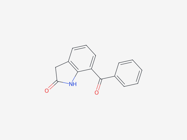 7-Benzoylindolin-2-one structure