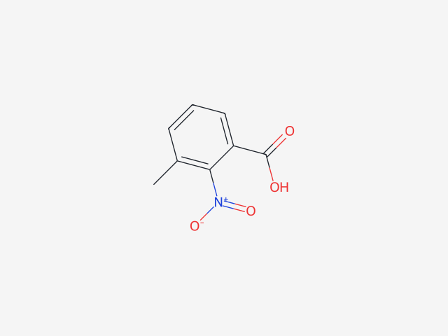 2-Nitro-3-methylbenzoic acid structure
