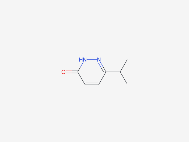 3(2H)-Pyridazinone,6-(1-methylethyl)- structure