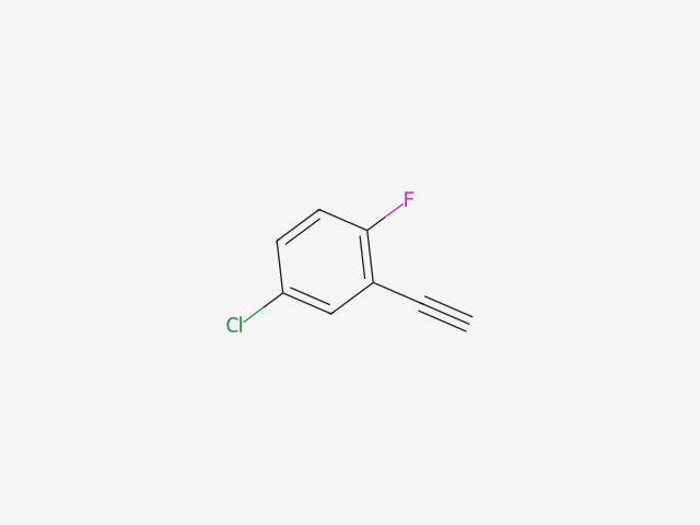 5-Chloro-2-fluorophenylacetylene structure