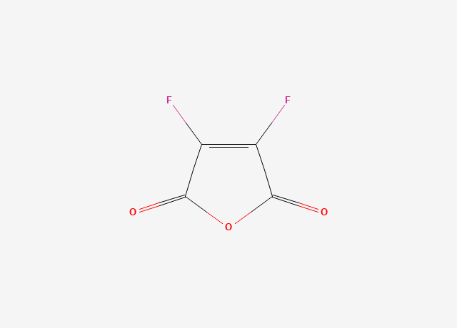 3,4-difluorofuran-2,5-dione structure