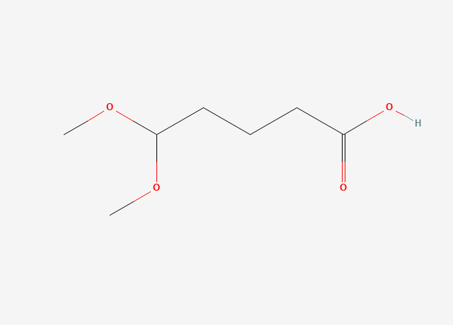 5,5-dimethoxy-1-oxopentanoic acid structure