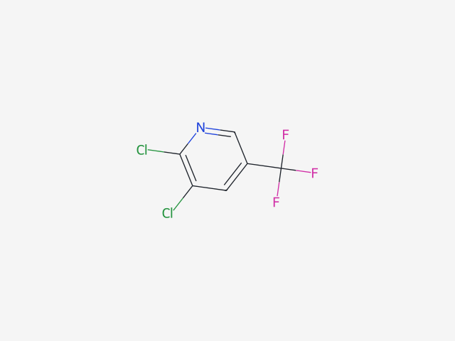 2,3-Dichloro-5-(trifluoromethyl)pyridine structure