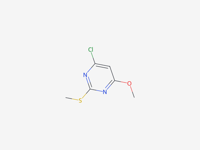 4-Chloro-6-methoxy-2-(methylthio)pyrimidine structure