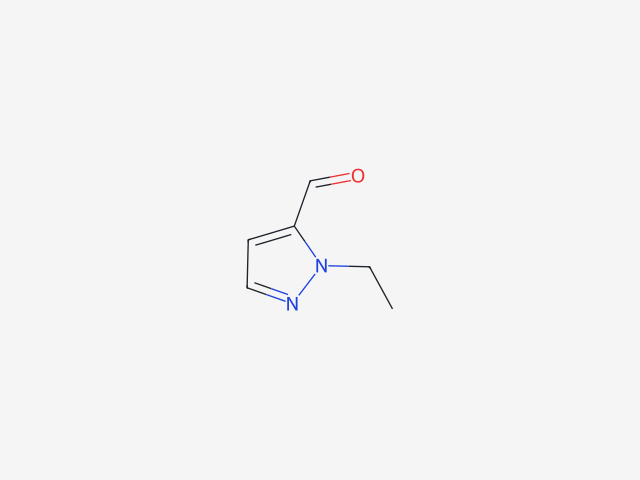1-Ethyl-1H-pyrazole-5-carbaldehyde structure