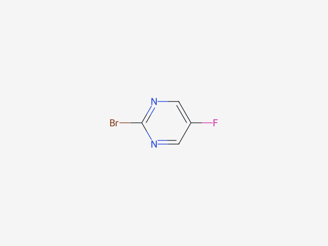 2-Bromo-5-fluoropyrimidine structure