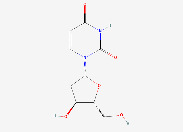 2-脱氧尿苷 结构式
